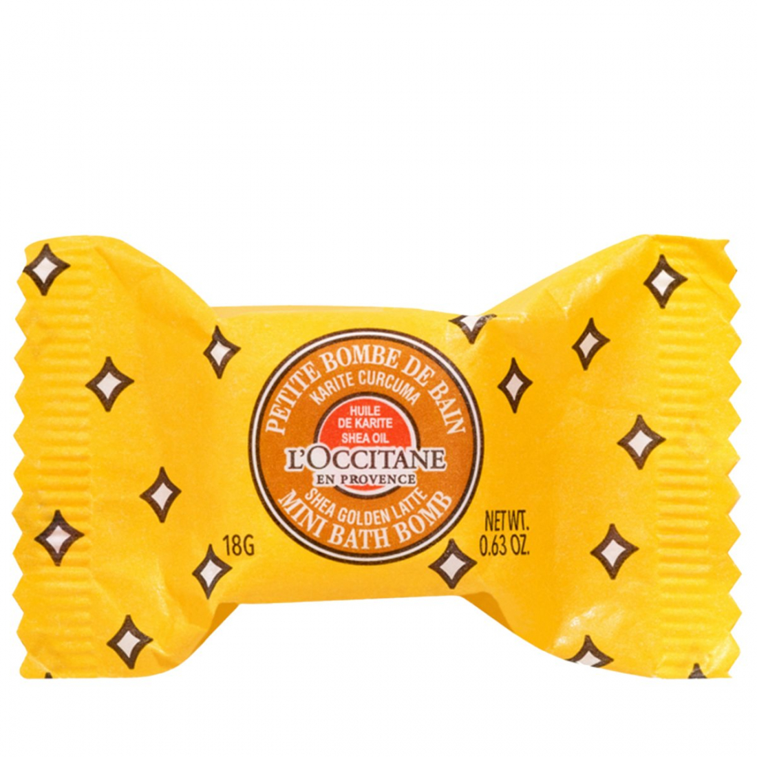 'Karite Curcuma & Shea Bath Cubes' Bath Bomb - 18 g