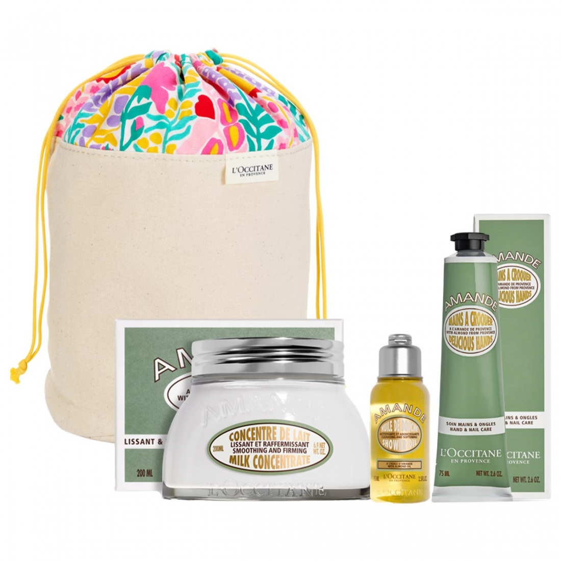 'Routine Douceur Amande' Body Care Set - 3 Pieces