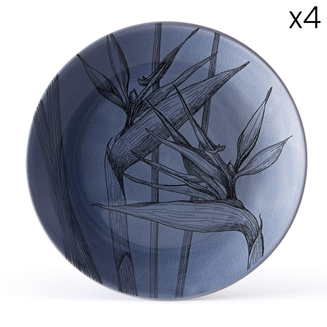 Flora Set Of 4 Dinner Plates