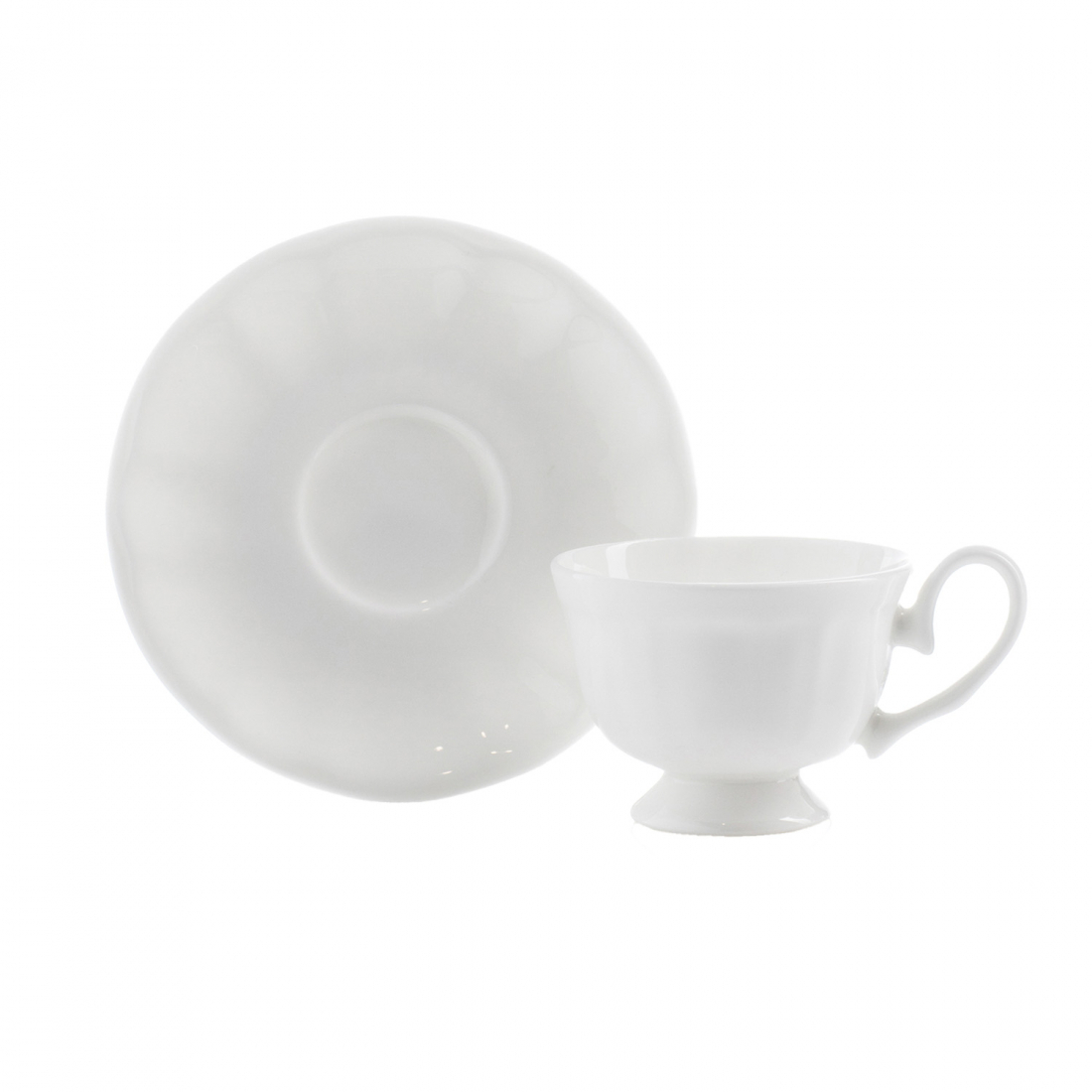 Set 6 Coffee Cups With Saucers 80cc