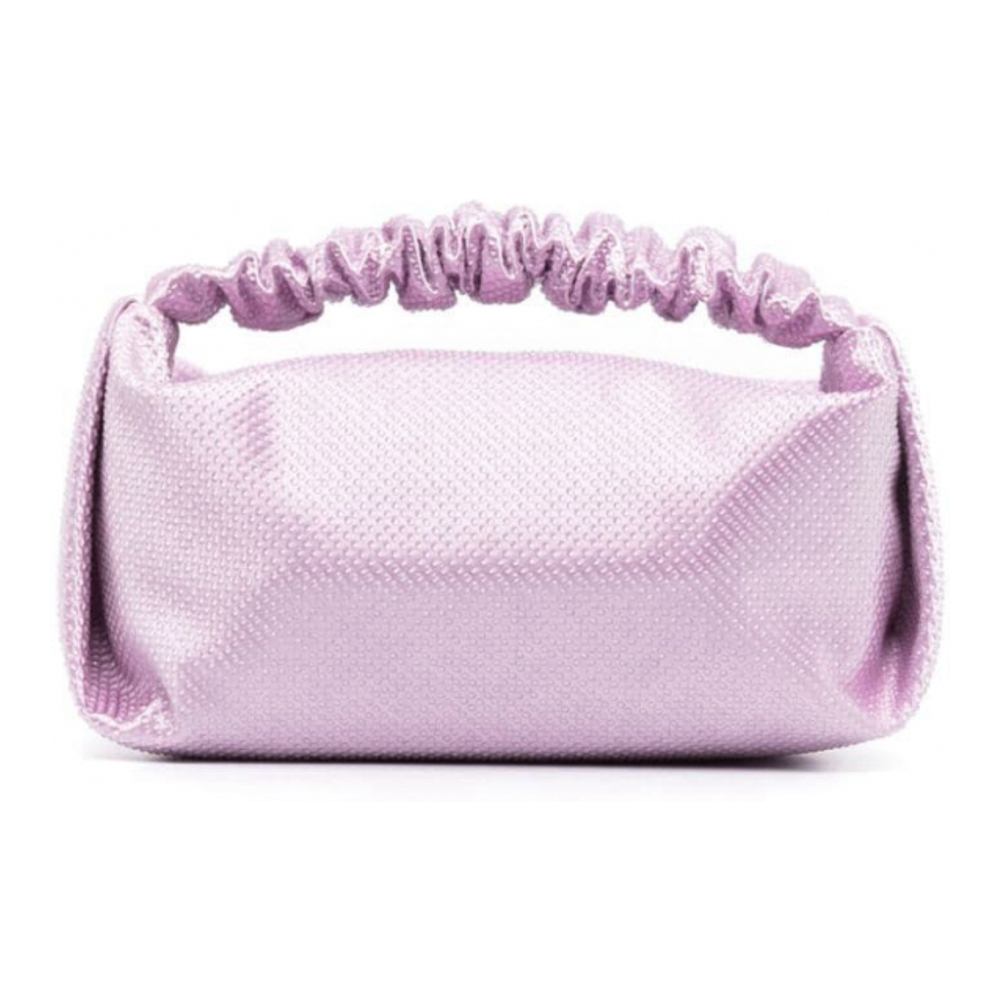 Women's 'Scrunchie Crystal Embellished' Mini Bag