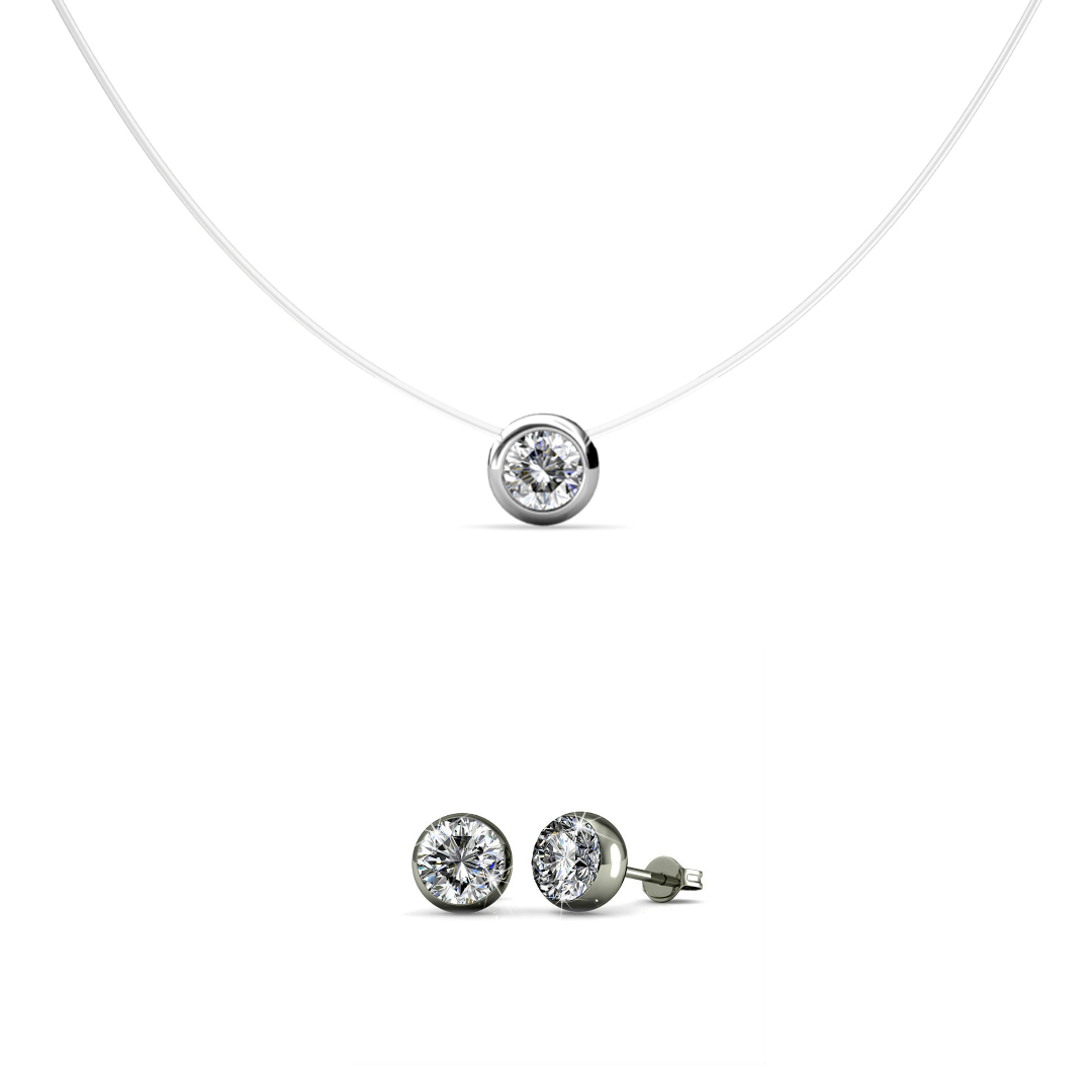 Women's 'Moon Set' Necklace & Earrings