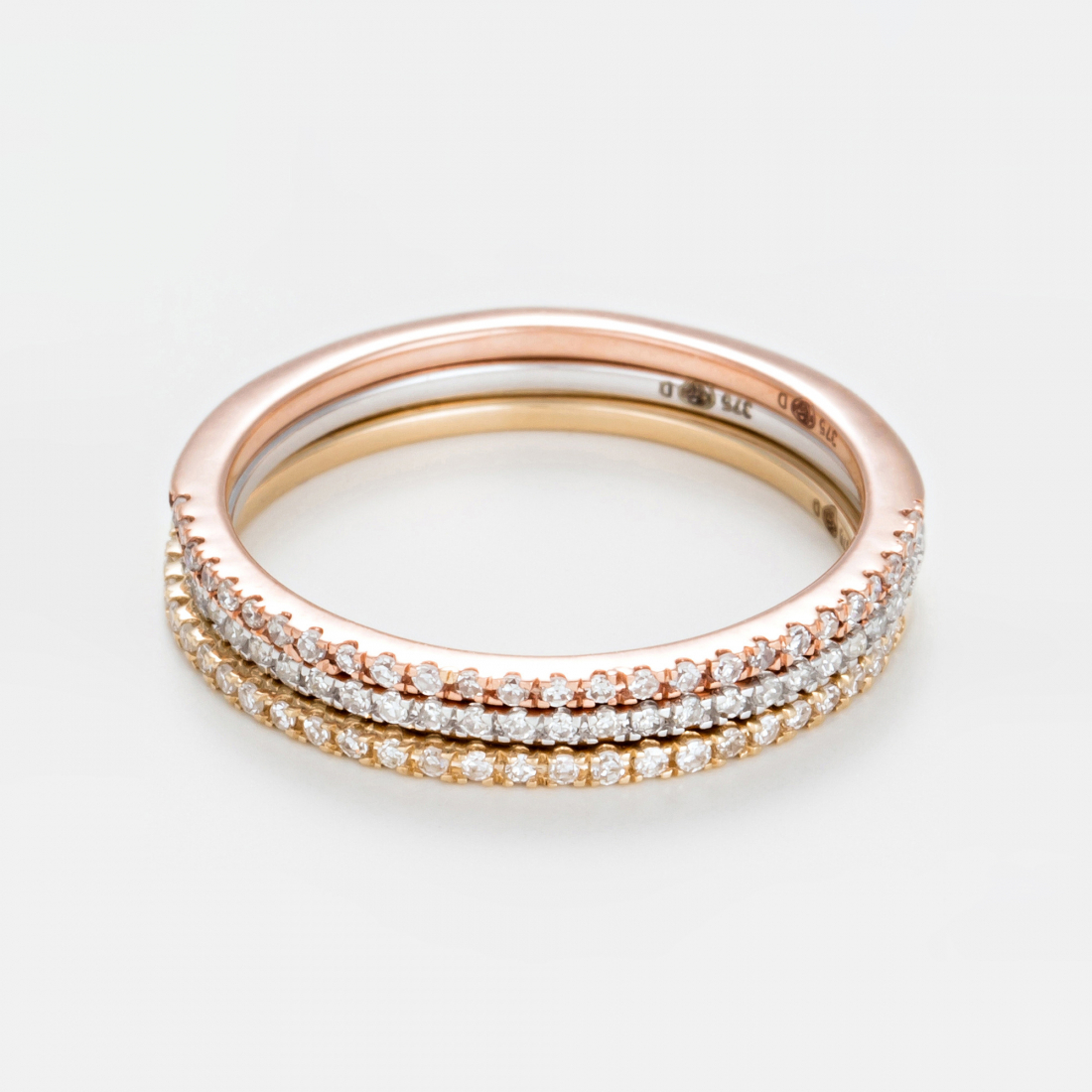 'Belles Alliances' Ringset für Damen - 3 Stücke