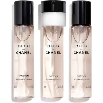 'Bleu de Chanel' Eau de Parfum - Refill - 20 ml, 3 Pieces