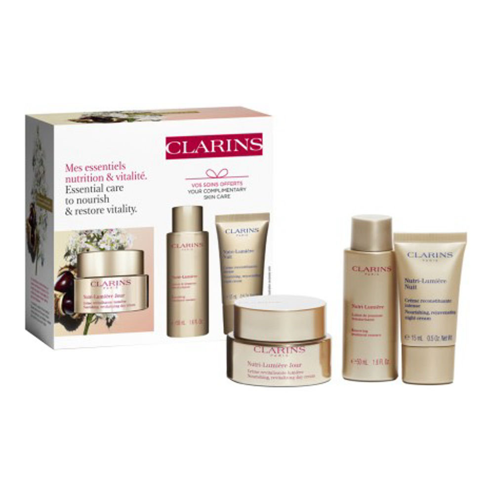 Coffret de soins de la peau 'Nutri-Lumière Essentials' - 3 Pièces