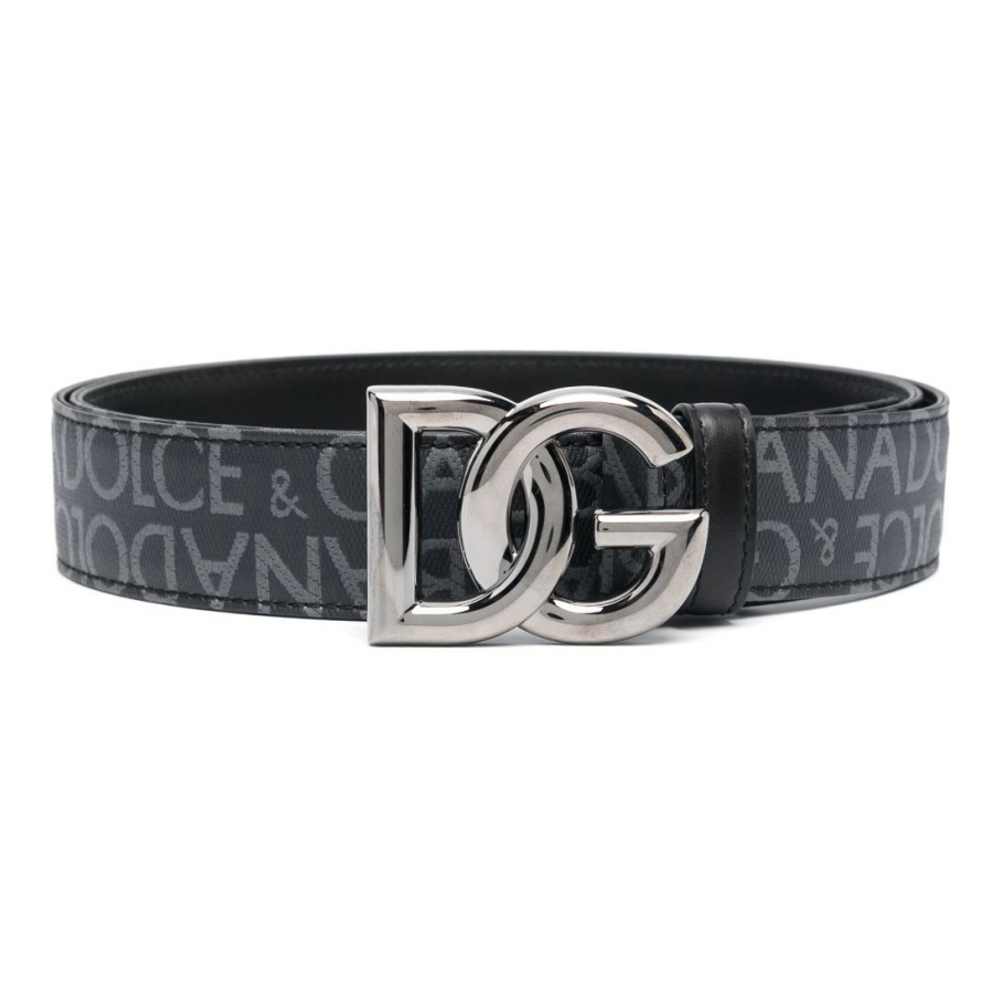 Ceinture 'Logo Buckle' pour Hommes