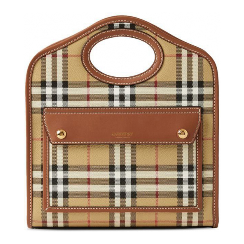 Women's 'Check-Patterned' Mini Tote Bag