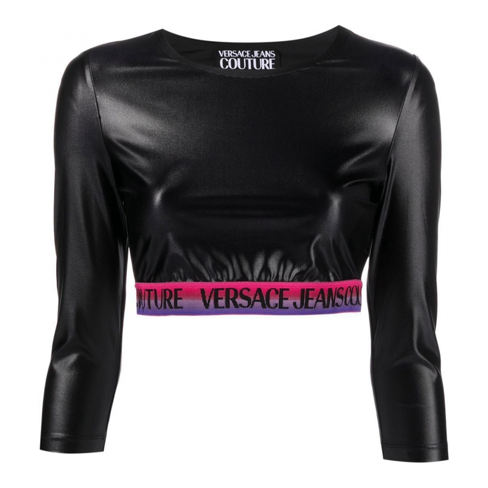 Crop Top 'Logo' pour Femmes