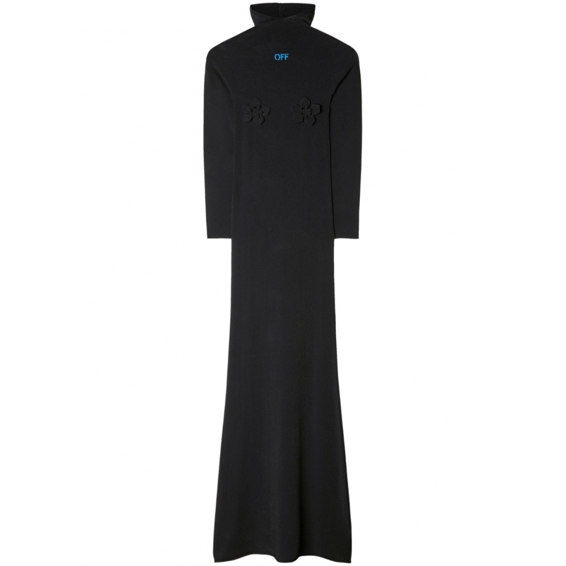 Robe longue 'Floral-Appliqué' pour Femmes