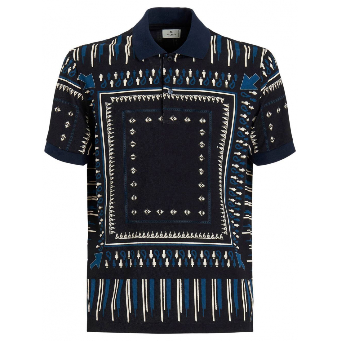 Polo 'Geometric' pour Hommes