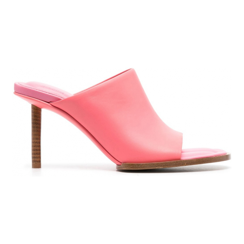 Mules à talon 'Rond Carré' pour Femmes