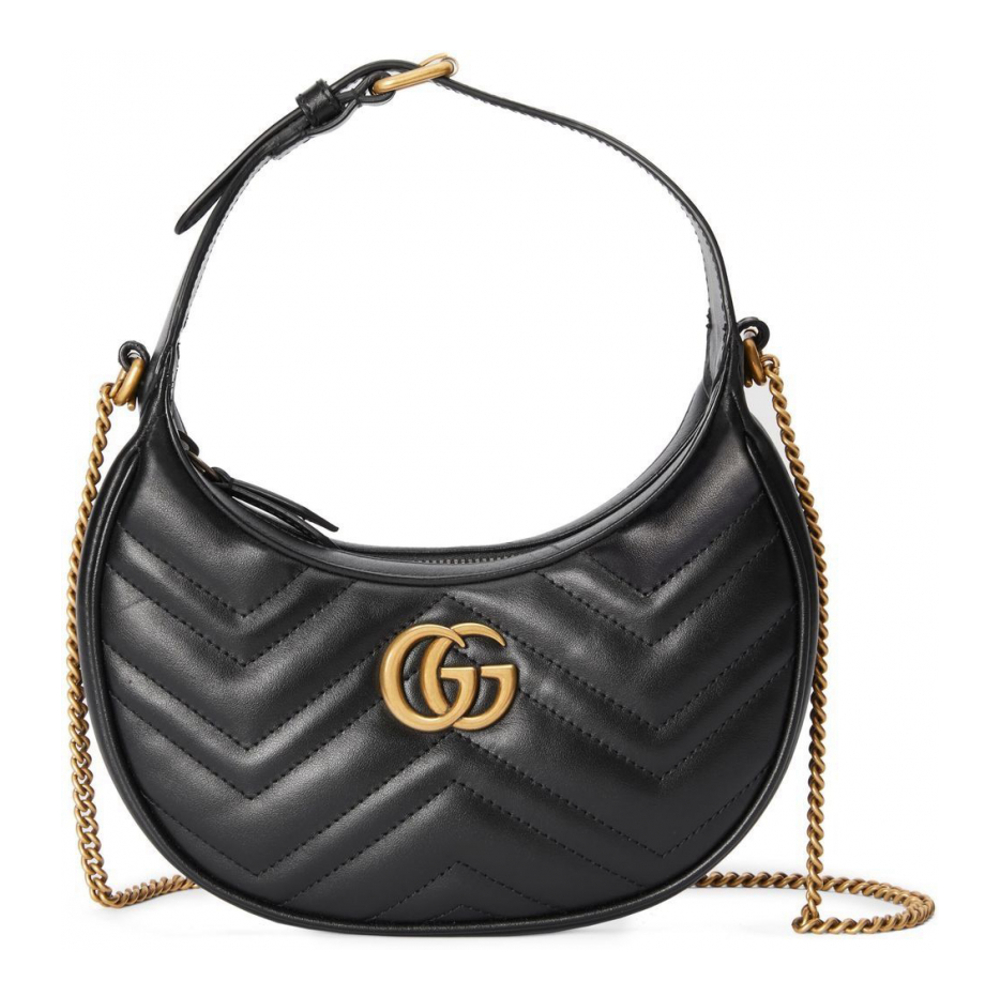 Sac à bandoulière 'GG Marmont Half Moon Shaped' pour Femmes