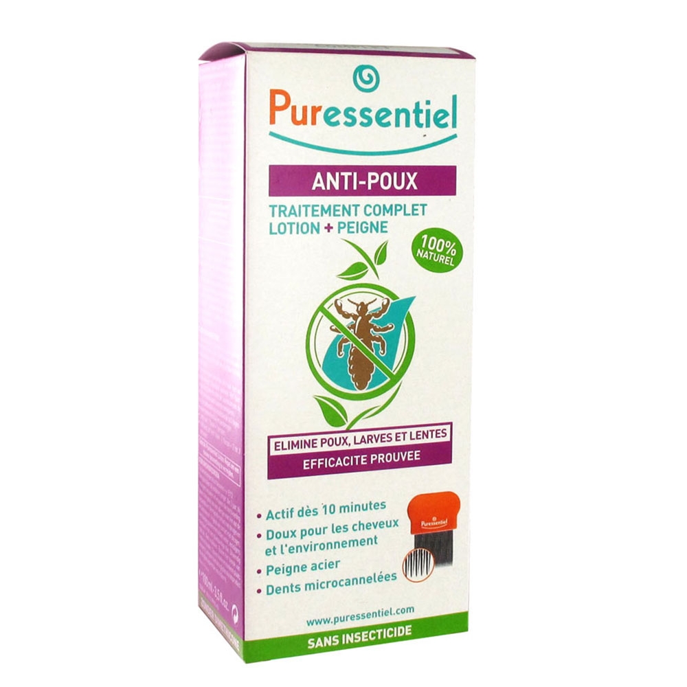 Puressentiel - Anti-Lice Lotion + Comb - 100 ml