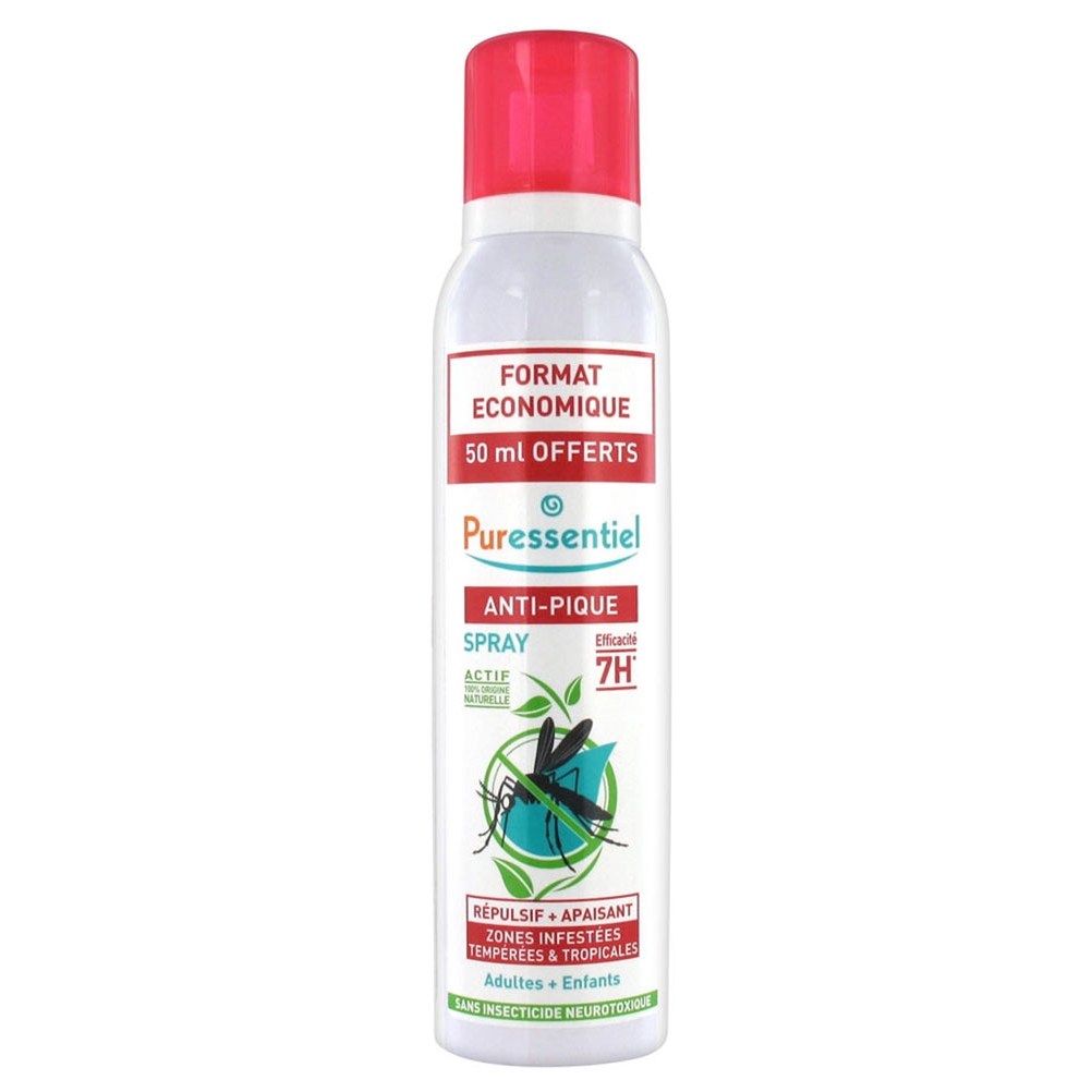 Puressentiel - Anti-Insektenstiche Zurückstoßendes u. Beruhigendes Spray - 200 ml