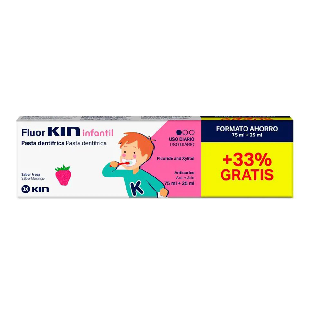 'Fluorkin' Toothpaste - Strawberry 100 ml