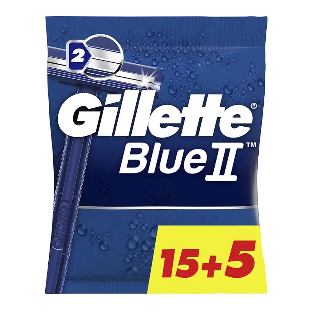 'Blue II Disposable' Razor Blades - 20 Pieces