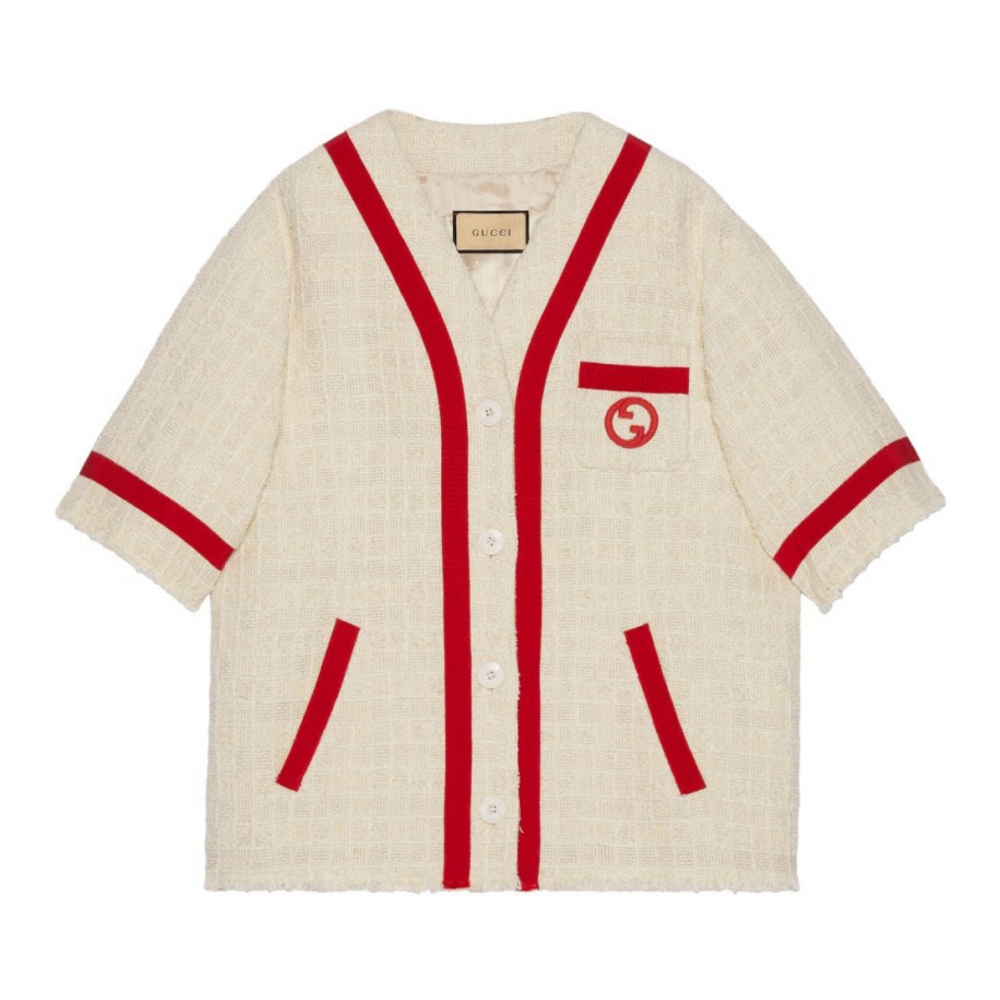 Surchemise 'Interlocking G-Embroidered' pour Femmes