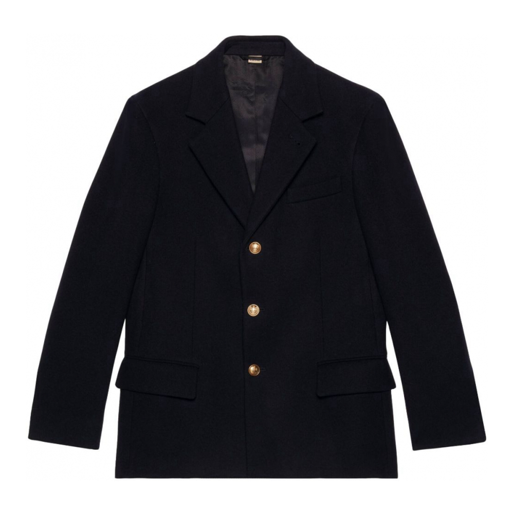 'Embossed-Buttons' Klassischer Blazer für Herren