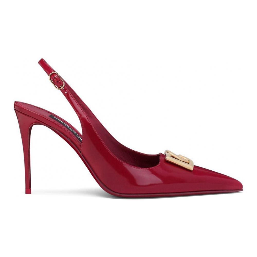 Escarpins à bride 'Logo Plaque' pour Femmes