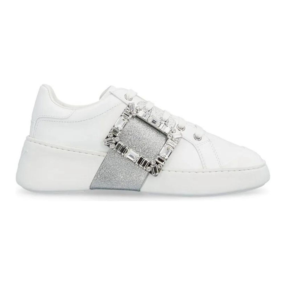 Sneakers 'Viv' Skate Glitter Strass Buckle' pour Femmes