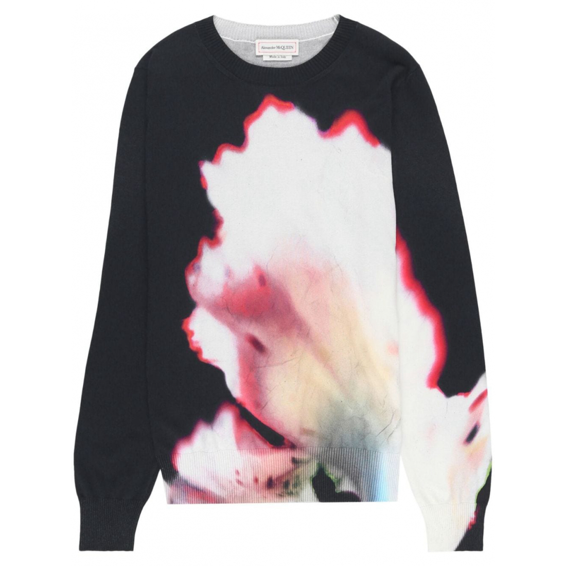 'Solarised Flower' Sweatshirt für Herren