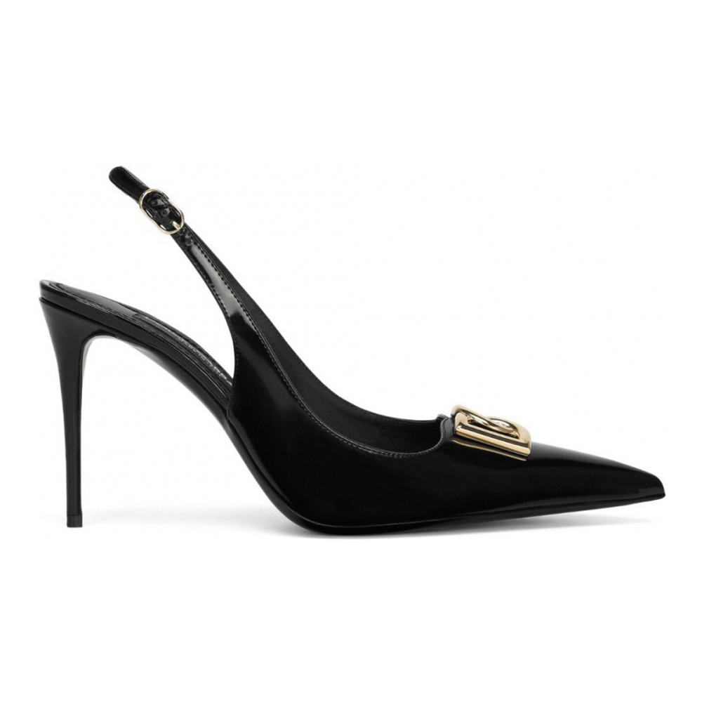 Escarpins à bride 'Logo Plaque' pour Femmes