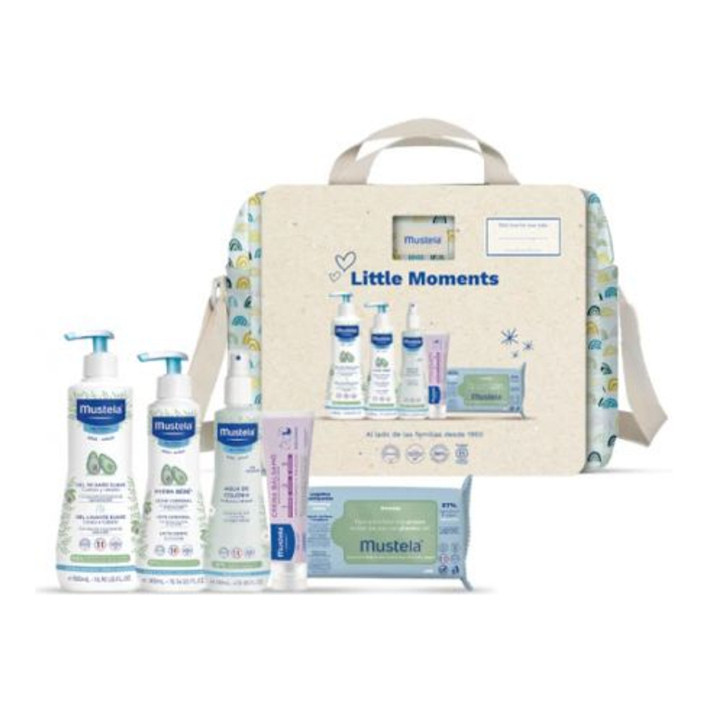 'Little Moments Rainbow Walk' Baby Care Set - 6 Pieces