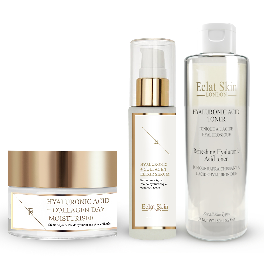 Coffret de soins de la peau 'Refreshing Hyaluronic Acid + Hyaluronic Acid & Collagen' - 3 Pièces