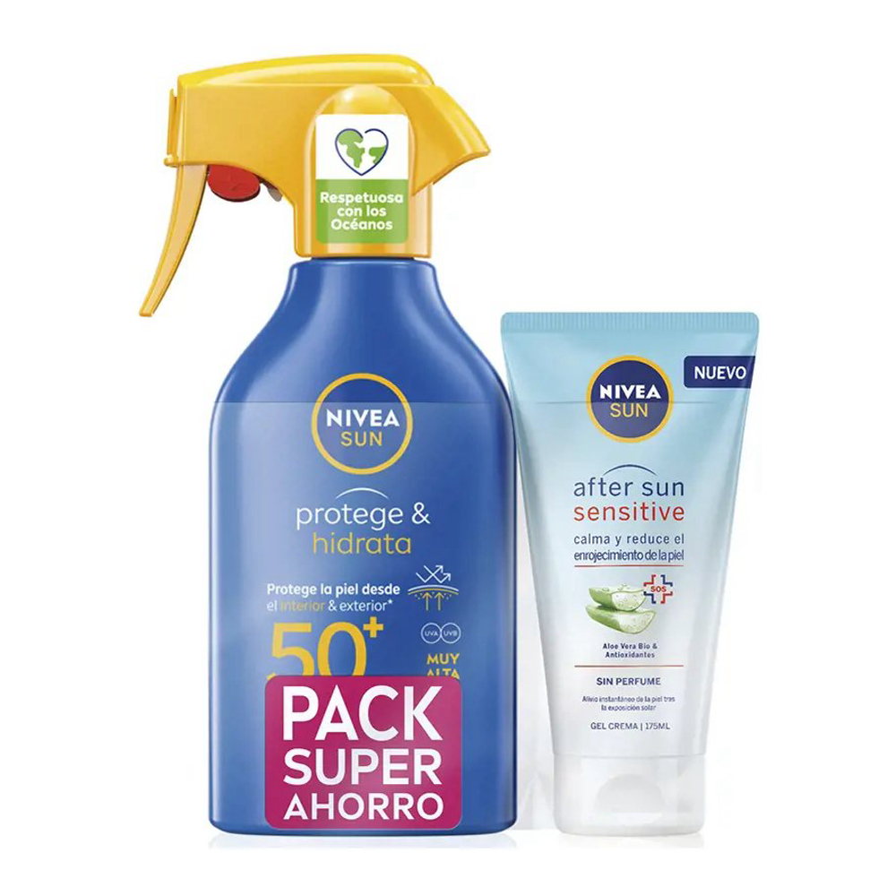 'Sun Protect & Moisture Gun SPF50' Suncare Set - 2 Pieces
