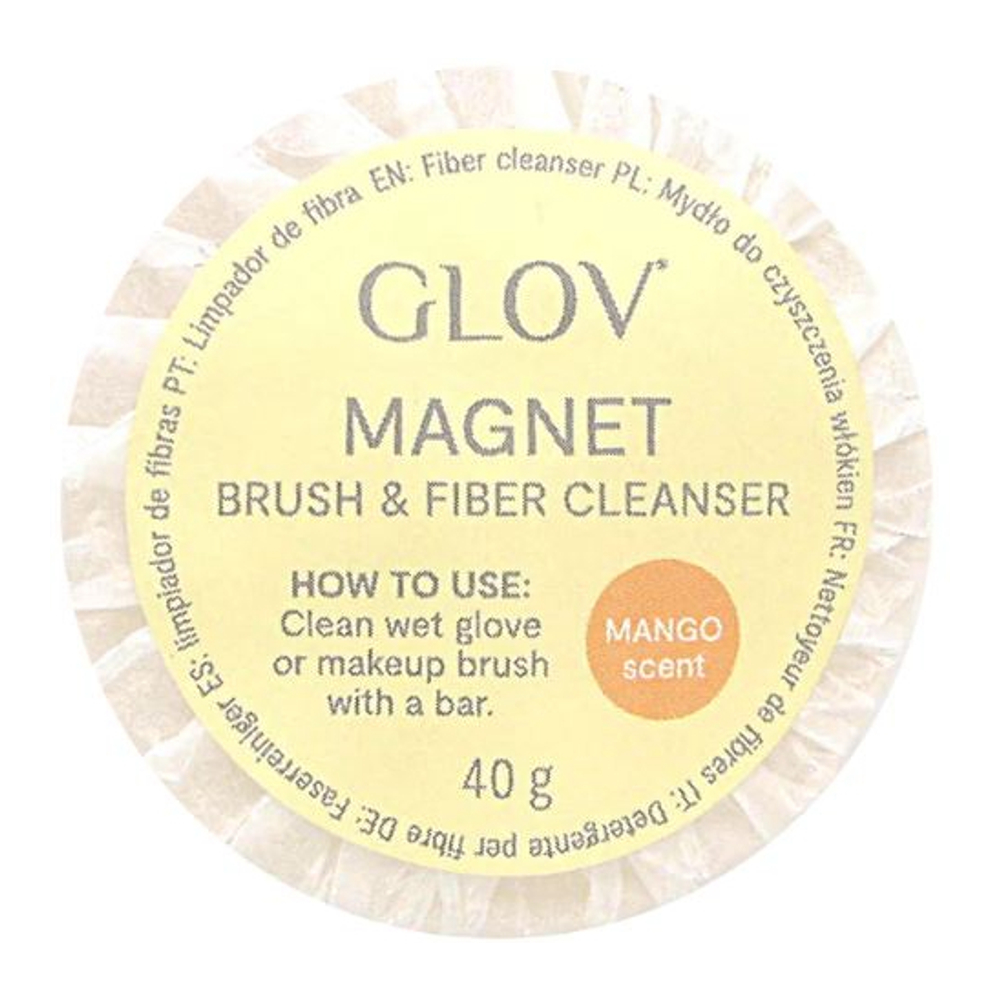 Magnet Brush & Fiber Cleanser | Bar Mango