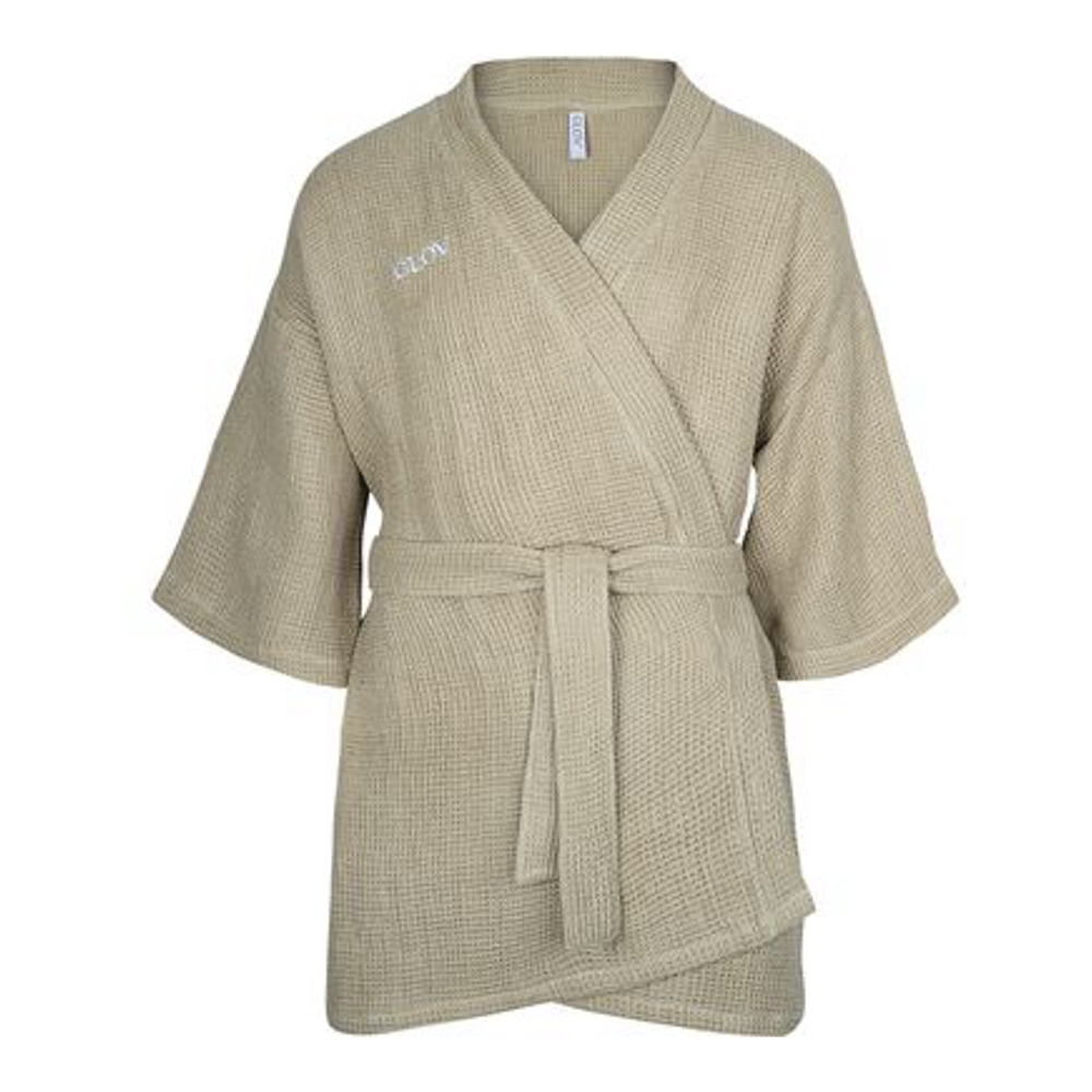 Kimono-Style 100% Linen Bathrobe