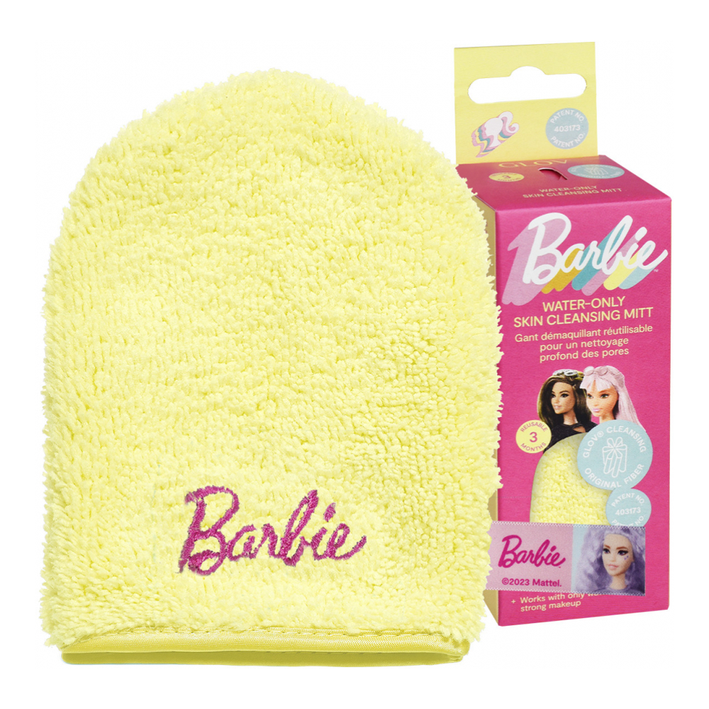 Barbie™ ❤︎ Water-Only Makeup Removing And Skin Cleansing Mitt | Baby Banana