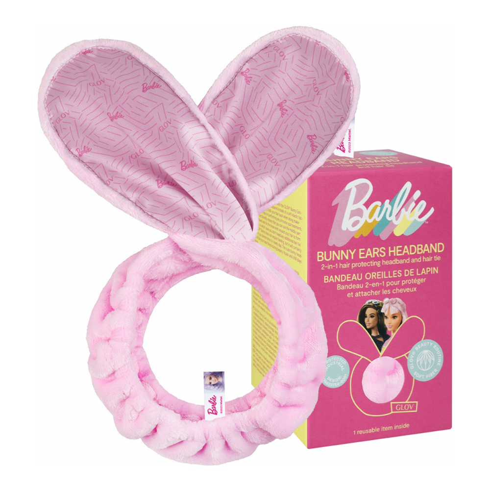 Barbie™ ❤︎ Bunny Ears Hair Protecting Headband And Hair Tie | Zigzag