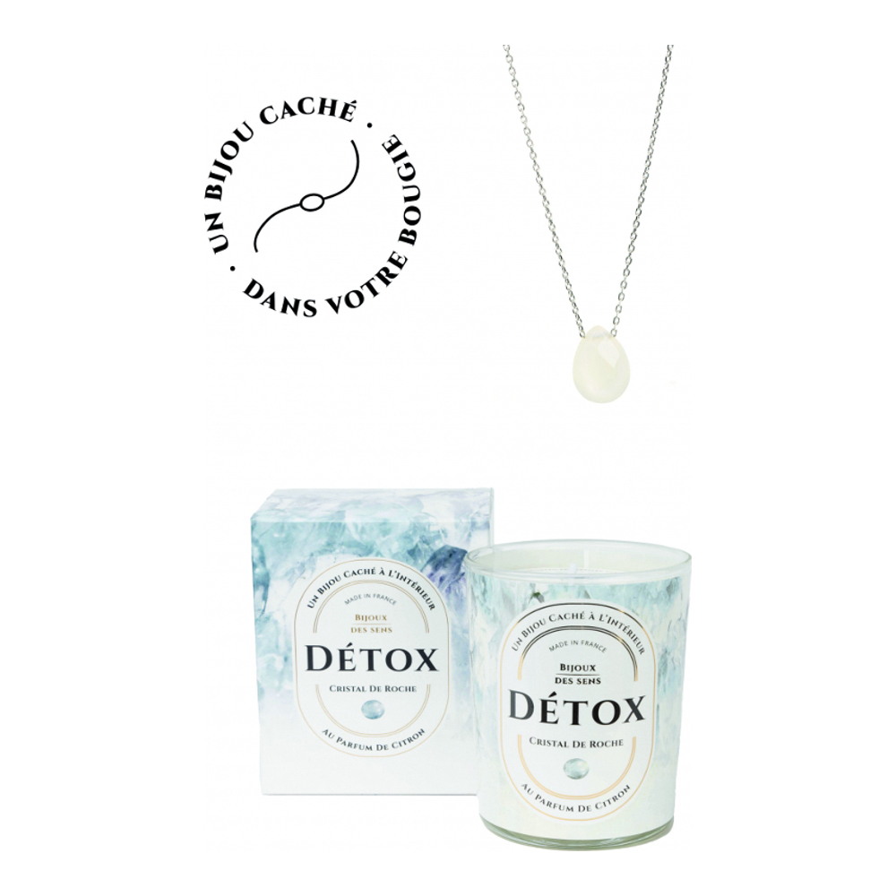'Detox' Candle, Necklace - 2 Pieces