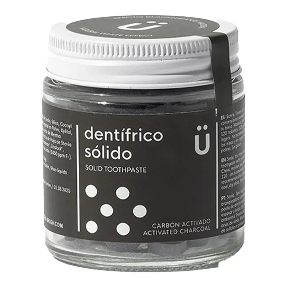 'Solid Activated Charcoal With Natural Whitening Effect' Toothpaste - Lemon, Mint 165 g