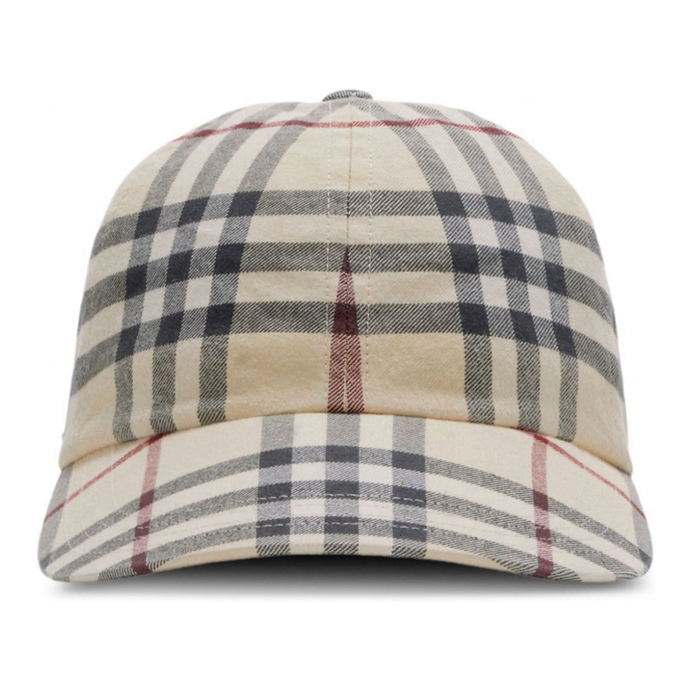 Women's 'Plaid Check' Baseball Cap
