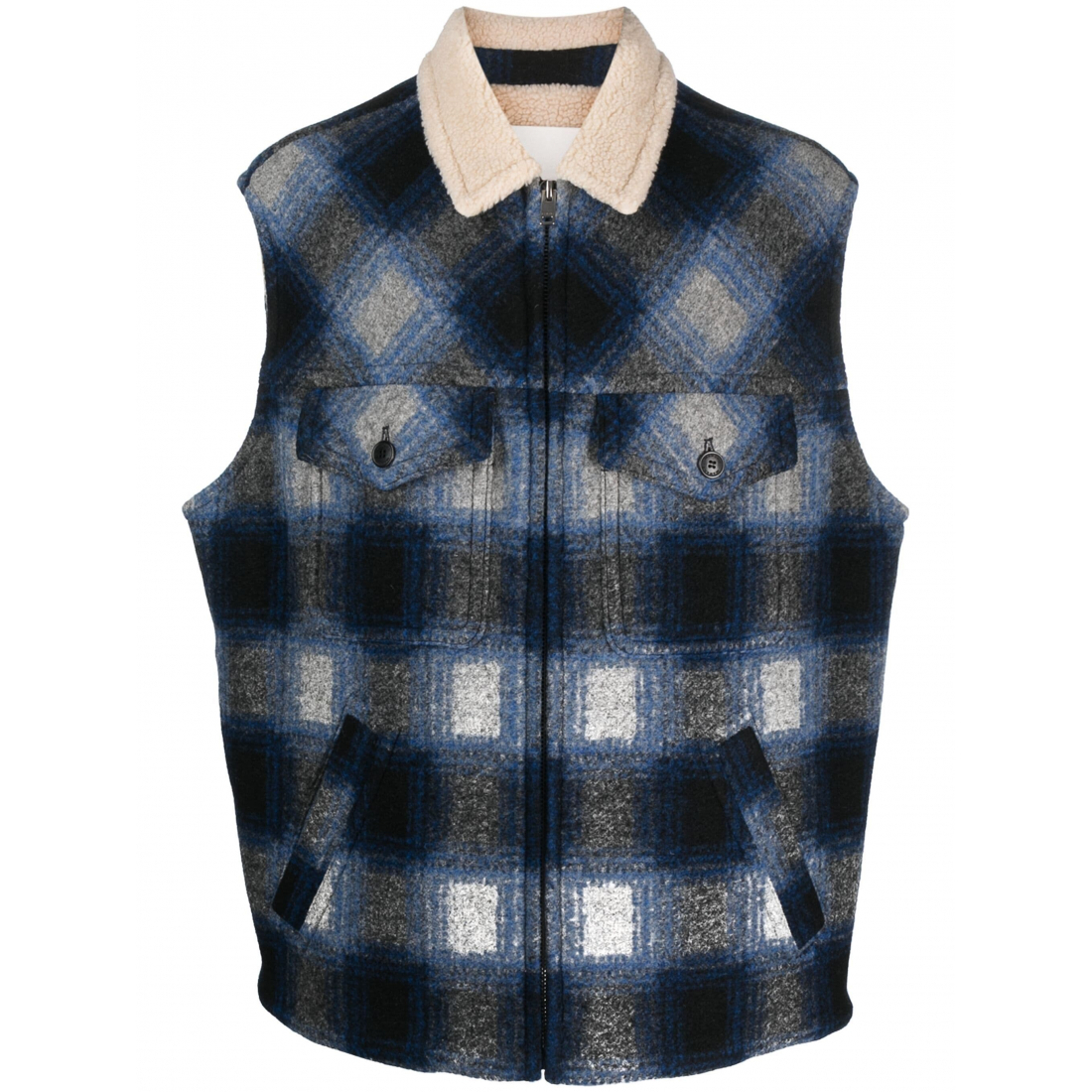Gilet 'Plaid-Check' pour Hommes