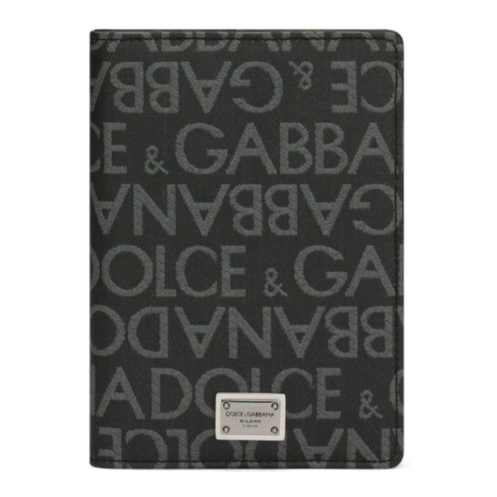 Men's 'Logo Plaque' Card Holder