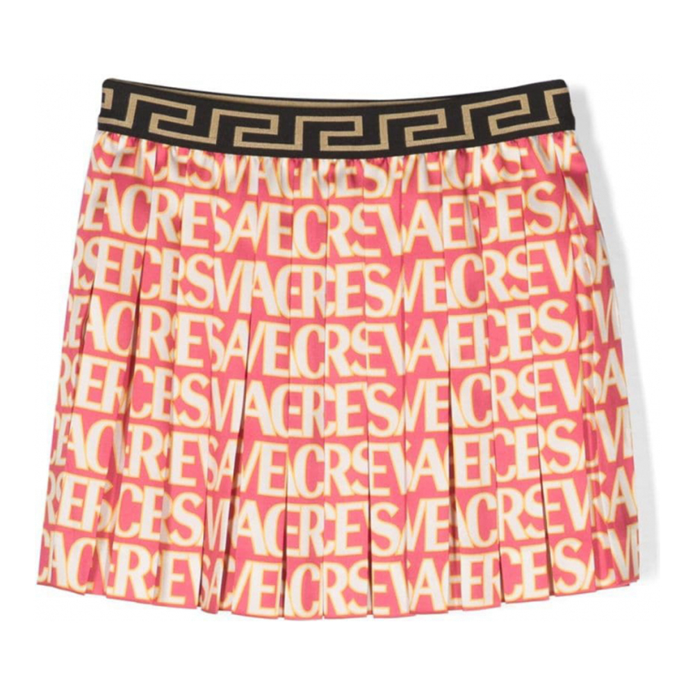 Mini Jupe 'Logo Pleated' pour Filles