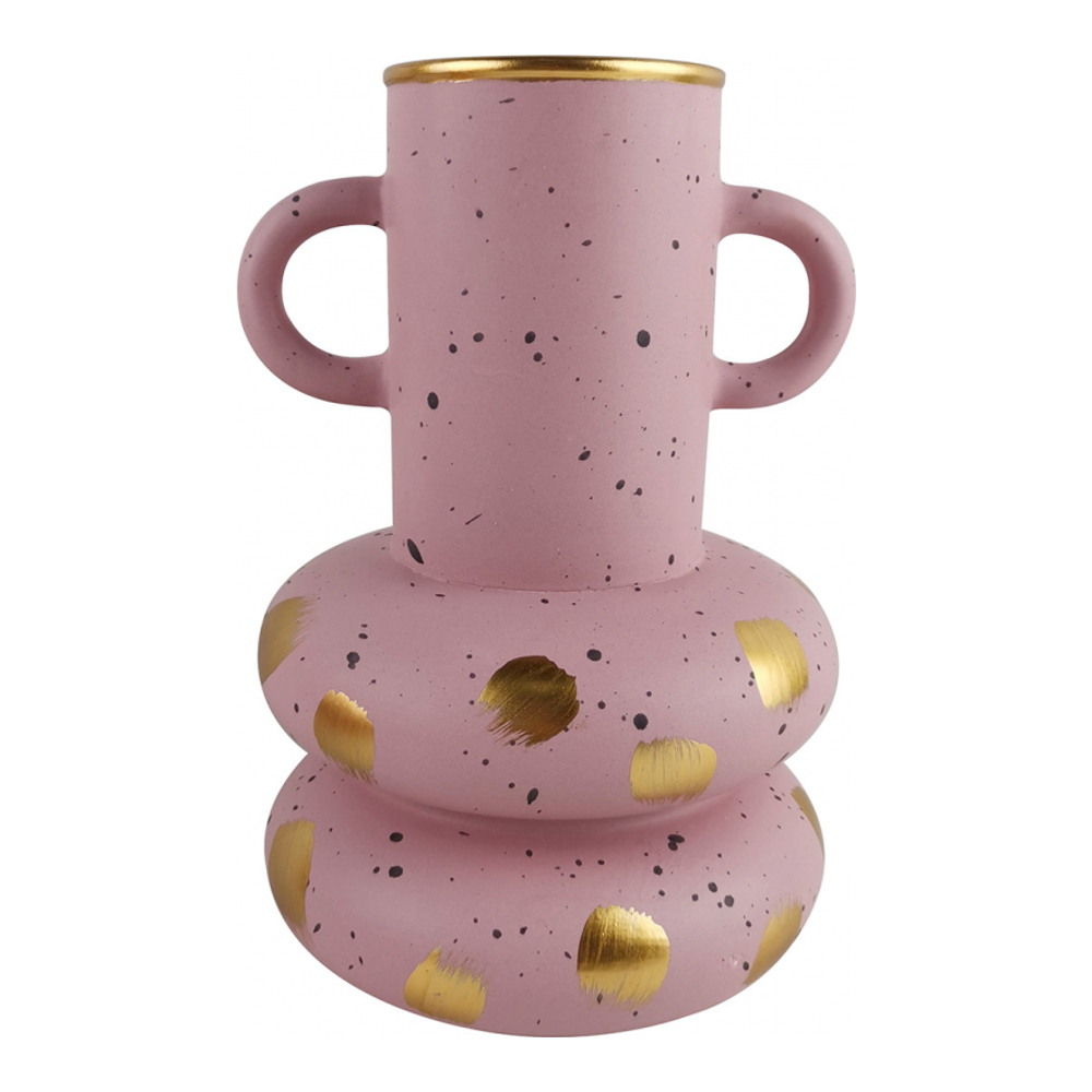 Vase 'Pink & Cozy Ring Base' - 19 cm