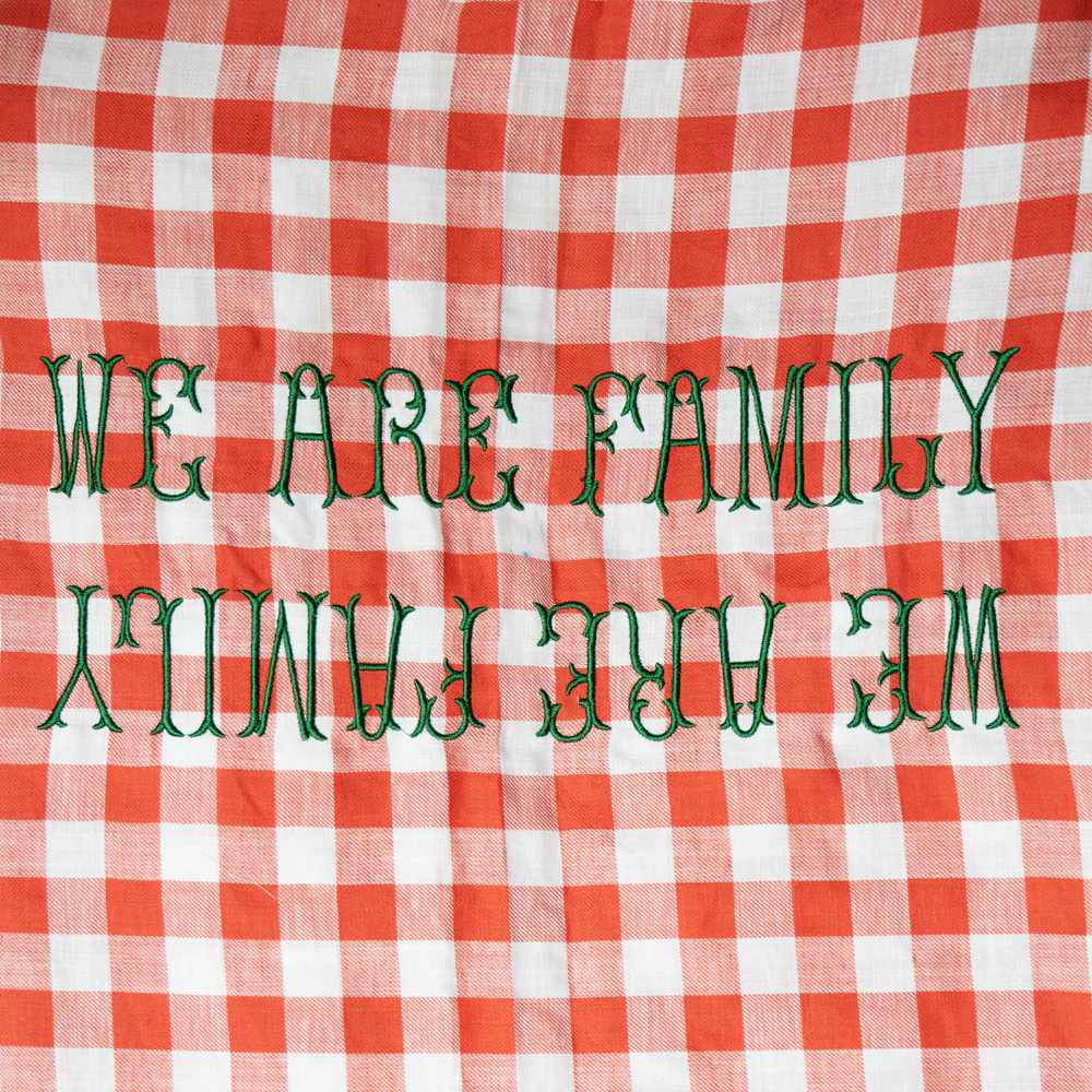 'We Are Family' Tablecloth - 150 x 150 cm