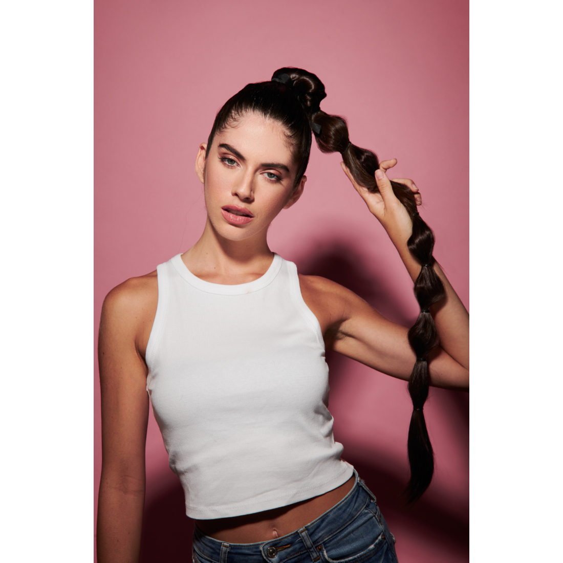 Queue de cheval 'Braided' - Natural Black