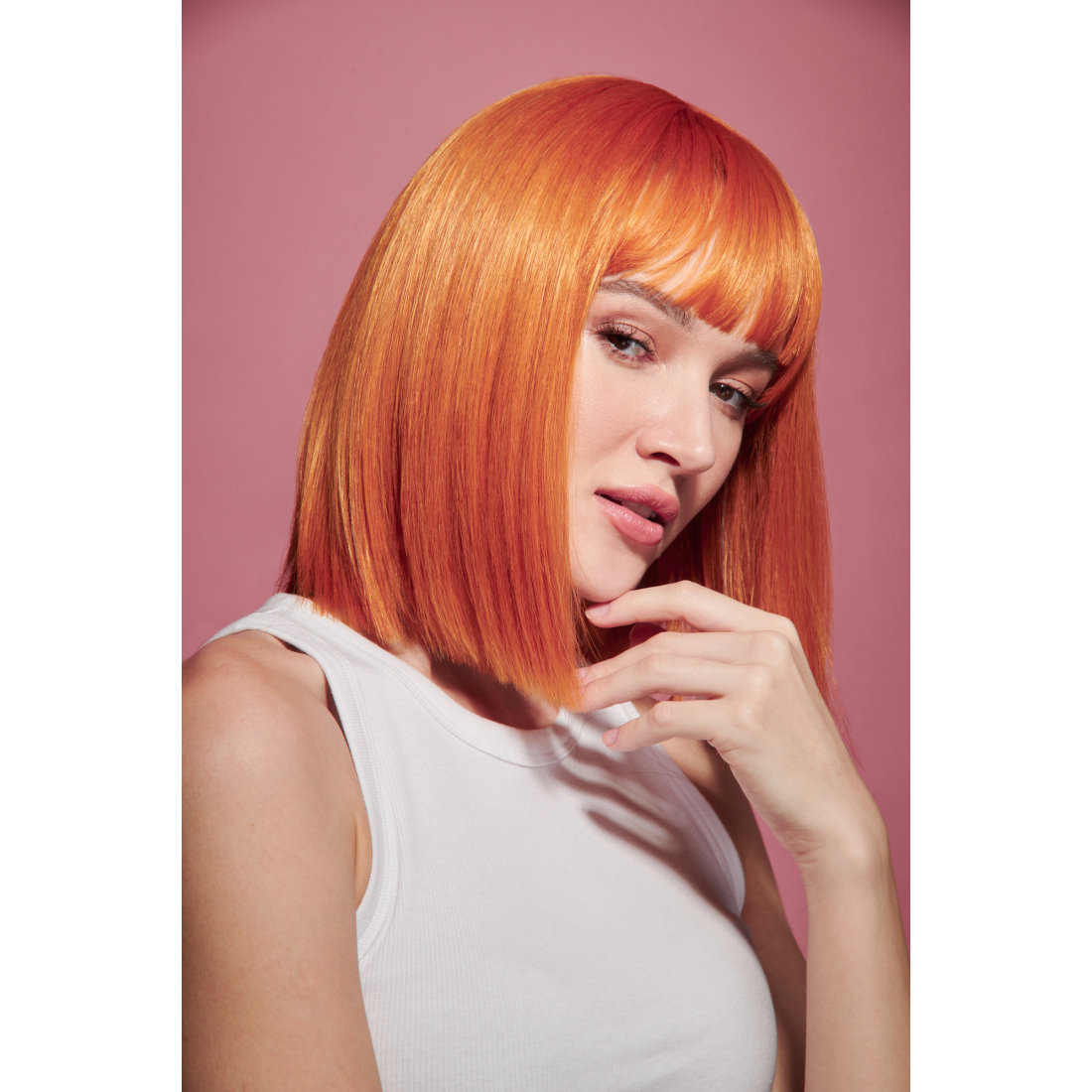 Perruque 'Short Stiff Square' - Rouquine