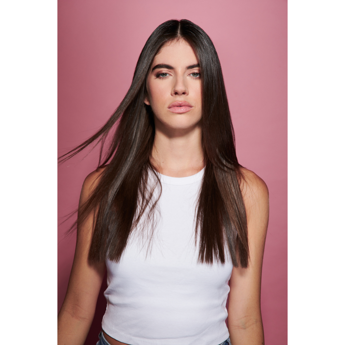 'Stiff' Hair Extensions - Dark Brunette