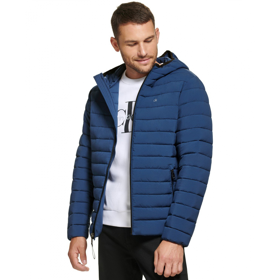 Veste matelassée 'Hooded & Packable' pour Hommes