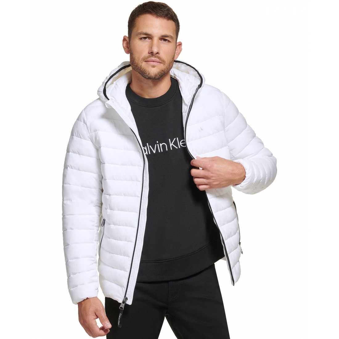 Veste matelassée 'Hooded & Packable' pour Hommes