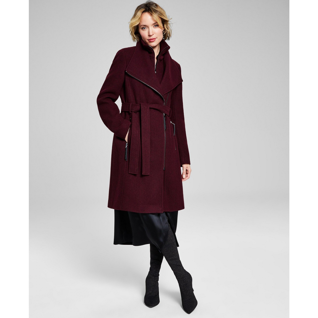 Manteau 'Belted Wrap' pour Femmes