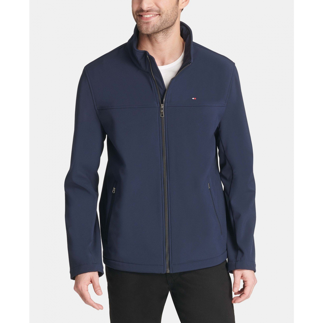Veste 'Soft-Shell Classic Zip-Front' pour Hommes