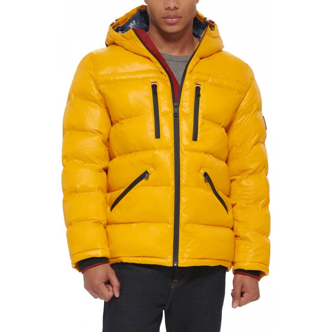 Veste matelassée 'Pearlized Water Resistant Hooded' pour Hommes