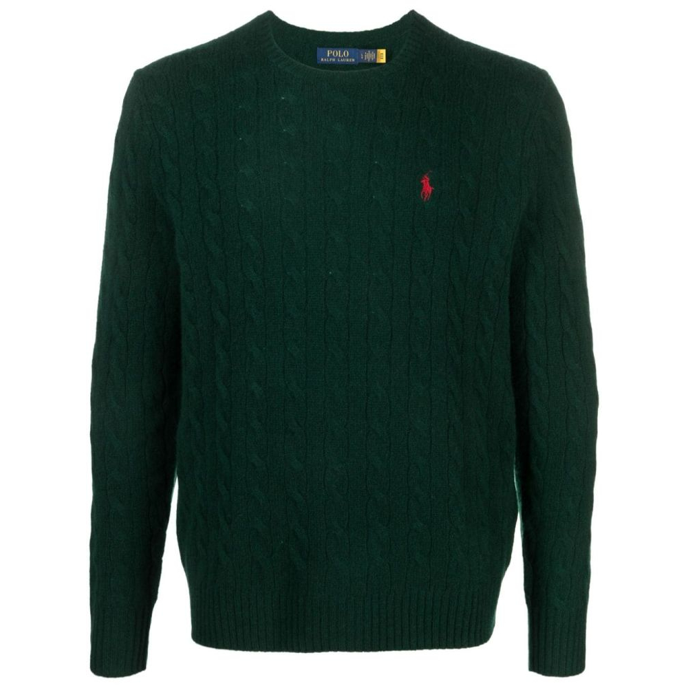 Men's 'Polo Pony-Motif' Cashmere Sweater